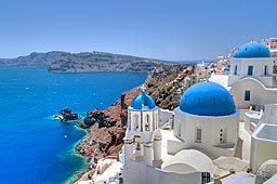 Santorini And Mykonos